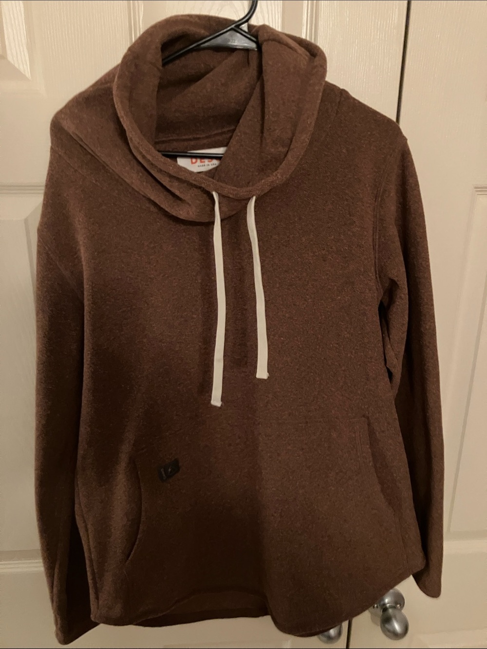 Cozy Turtleneck Pullover Jacket in Brown